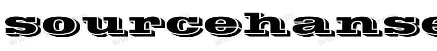 sourcehanserifsc ex字体转换